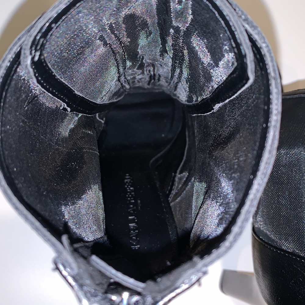 KARL LAGERFELD PARIS Blayze Lug Sole Booties - Picture 12 of 13